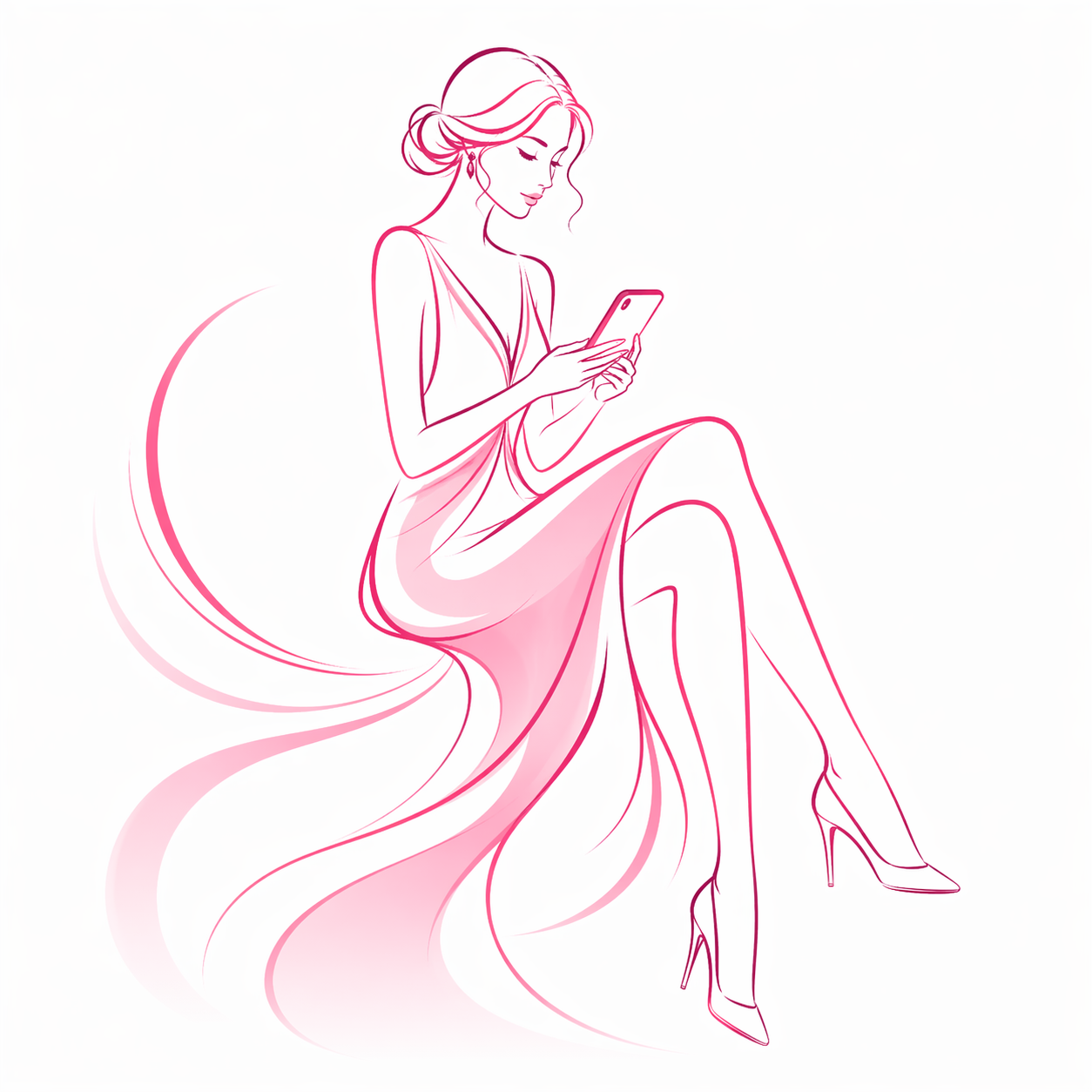 Женщина с телефоном