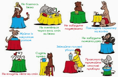 Pravila ehtiketa za stolom 1