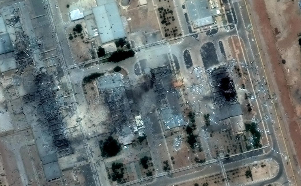 Sputnikovye snimki udar ssha iran 5